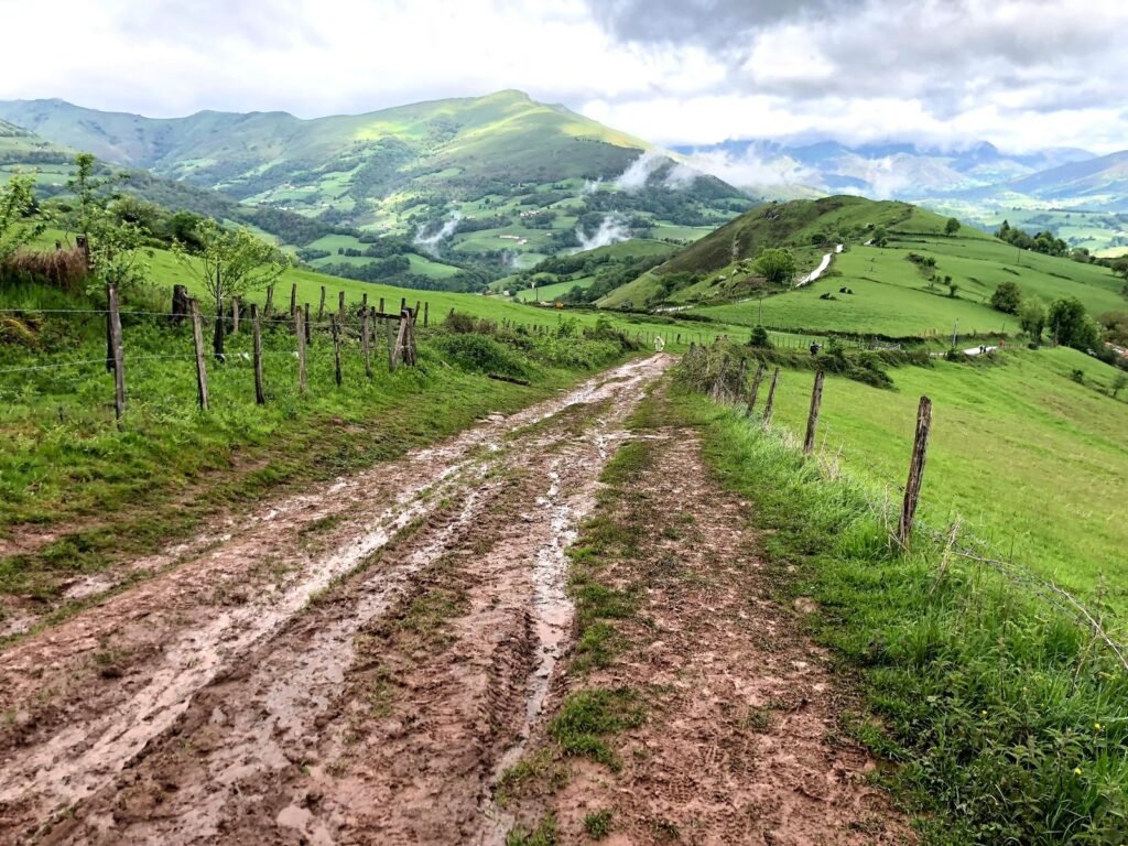 Look back down after the climb